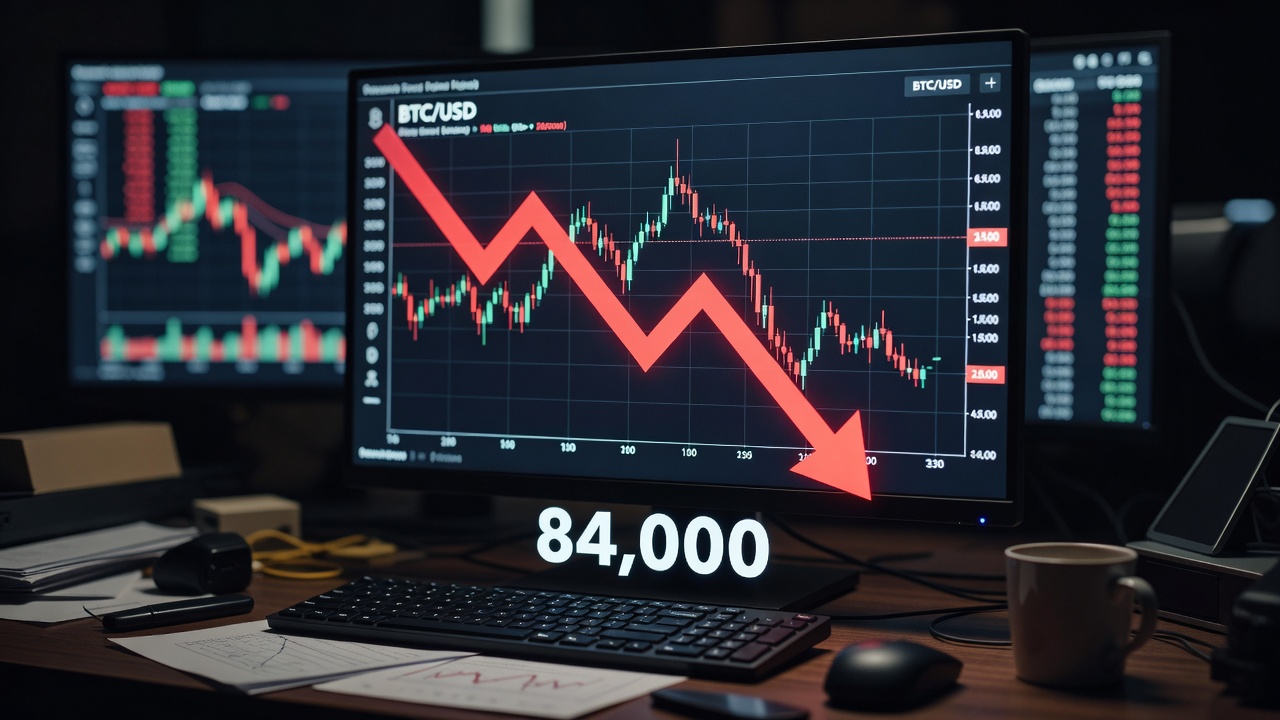 Bitcoin Slides to $84K After US Government Wallets Move Holdings