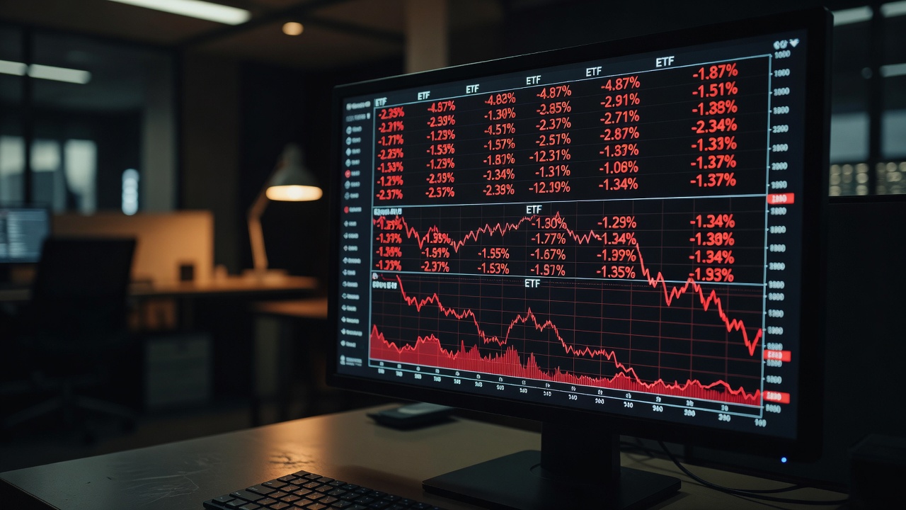 Bitcoin ETFs bleed $244 million as Ether funds extend losing streak to eight days